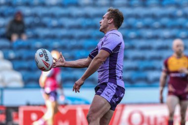Hull KR 'dan Jez Litten, 30 Mart 2025' te John Smith Stadyumu 'nda oynanan 6. Betfred Süper Lig karşılaşmasında Huddersfield Giants ile Hull KR karşılaşmasını kutluyor.