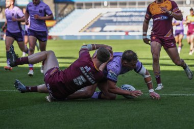 Hull KR 'dan Jai Whitbread, 30 Mart 2025' te John Smith 'in Stadyumu' nda oynanan 6. Betfred Süper Lig karşılaşmasında Huddersfield Giants 'a karşı Hull KR maçına çıkıyor.