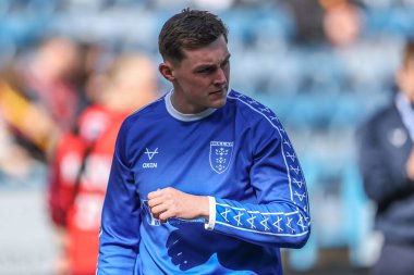 Hull KR 'dan Jack Broadbent, Betfred Süper Lig 6. Raundda John Smith' in Stadyumu 'nda Huddersfield Giants' a karşı Hull KR maçında ısınma turunda, 30 Mart 2025