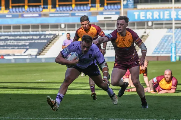 Hull KR 'dan Jai Whitbread, 30 Mart 2025' te John Smith 'in Stadyumu' nda oynanan 6. Betfred Süper Lig karşılaşmasında Huddersfield Giants 'a karşı Hull KR maçına çıkıyor.