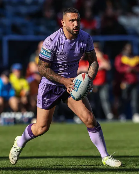 Hull KR 'dan Elliot Minchella, 30 Mart 2025' te John Smith Stadyumu, Huddersfield, Birleşik Krallık 'ta oynanan 6.