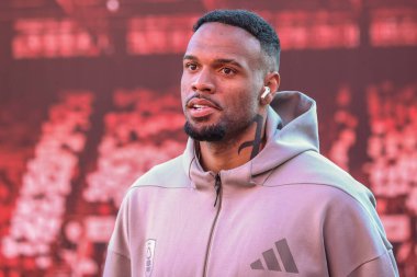 Nottingham Ormanı 'ndan Carlos Miguel Premier Lig maçı sırasında Nottingham Forest, Manchester United' a karşı City Ground, Nottingham, İngiltere, 1 Nisan 2025 'de geldi.