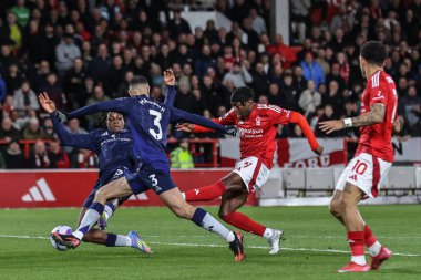 Nottingham Ormanı 'ndan Anthony Elanga Premier League maçında Nottingham Forest' a karşı Manchester United City Ground, Nottingham, İngiltere 'de 1 Nisan 2025' de 1-0 berabere kaldı.