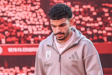 Nottingham Ormanı 'ndan Morgan Gibbs-White Premier League maçı sırasında Nottingham Forest, Manchester United' a karşı City Ground, Nottingham, 1 Nisan 2025 'de geldi.