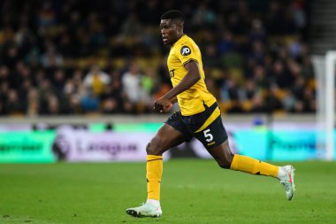 Wolverhampton Wanderers 'dan Marshall Munetsi Premier League maçında Wolverhampton Wanderers - West Ham United - Molineux, Wolverhampton, Birleşik Krallık, 1 Nisan 2025