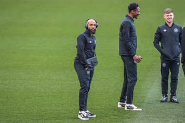 Brentford 'dan Igor Thiago, Premier Lig maçı sırasında St.James' s Park, Newcastle, İngiltere, 2 Nisan 2025 'te Newcastle United ile karşı karşıya geldi.