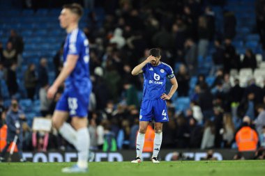Leicester City 'den kederli bir Conor Coady, Premier League maçında Manchester City ile Leicester City' nin 2 Nisan 2025 'te Etihad Stadyumu' nda karşılaşması sonrasında takımının kaybetmesine tepki gösterdi.