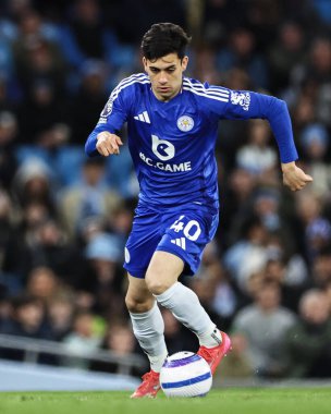 Leicester City 'den Facundo Buonanotte Premier Lig maçında Manchester City ile Leicester City arasında 2 Nisan 2025' te Etihad Stadyumu 'nda devam ediyor.
