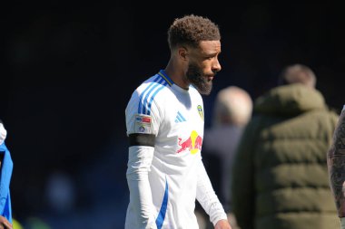 Leeds United 'ın Jayden Bogle' ı Luton Town - Leeds United maçından sonra 5 Nisan 2025 'te Lutworth Road, Luton, İngiltere' de oynandı.