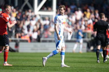 Leeds United takımından Patrick Bamford 5 Nisan 2025 'te Luton Town - Leeds United maçında Kenilworth Road, Luton, İngiltere' de karşılaştı.