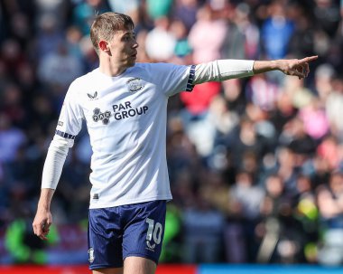 Preston North End 'den Mads Frkjr-Jensen 5 Nisan 2025' te Deepdale, Preston 'da Preston North End ile Stoke City arasındaki Sky Bet Şampiyonası maçında