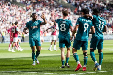 Premier Lig maçı sırasında West Ham United, Bournemouth 'a karşı Londra Stadyumu, Londra, 5 Nisan 2025