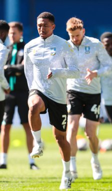 Sheffield Çarşamba günkü maç öncesi ısınma maçında Sheffield Çarşamba günü Hillsborough, Sheffield, İngiltere 'de Hull City' ye karşı.