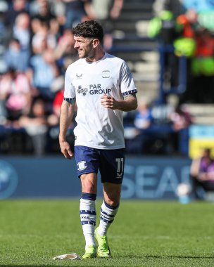 Preston North End 'den Robbie Brady Sky Bet Şampiyonası' nda Preston North End 'e karşı Deepdale, Preston, İngiltere, 5 Nisan 2025