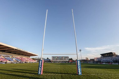 DIY Kitchens Stadyumu 'nun genel görüntüsü Betfred Challenge Kupası çeyrek final maçı öncesinde DIY Kitchens Stadyumu, Wakefield, Birleşik Krallık' ta Wakefield Trinity 'ye karşı Leigh Leopards maçı, 4 Nisan 2025