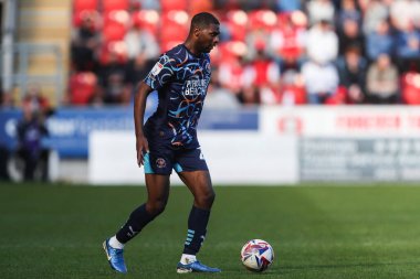 Blackpool 'dan Odel Offiah, 5 Nisan 2025' te New York Stadyumu 'nda oynanan Sky Bet 1 karşılaşmasında Rotherham United' a karşı Blackpool 'da maç yapıyor.