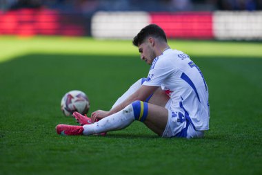 Leeds United 'dan Malikane Solomon Gök İddia Şampiyonası' nda Luton Town, Leeds United 'a karşı 5 Nisan 2025' te Kenilworth Road, Luton, İngiltere 'de oynanan karşılaşma.