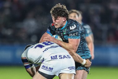 Wakefield Trinity 'den Isaiah Vagana, Wakefield Kupası çeyrek final maçında Leopar Leoparlara karşı DIY Kitchens Stadyumu, Wakefield, İngiltere 4 Nisan 2025' de oynanan karşılaşmada Leopar 'ı yendi.