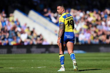 Warrington Wolves 'tan Paul Vaughan, Betfred Challenge Kupası çeyrek final maçı sırasında Warrington Wolves St. Helens' e karşı Halliwell Jones Stadyumu, Warrington, İngiltere, 5 Nisan 2025