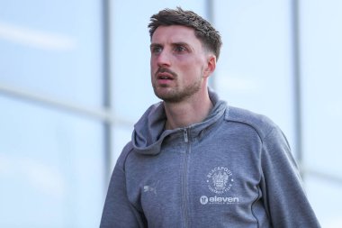 Blackpool 'dan Jake Beesley, 5 Nisan 2025' te New York Stadyumu, Rotherham, İngiltere 'de oynanan 1.