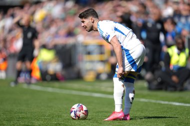 Leeds United 'dan Malikane Solomon Gök İddia Şampiyonası' nda Luton Town, Leeds United 'a karşı 5 Nisan 2025' te Kenilworth Road, Luton, İngiltere 'de oynanan karşılaşma.