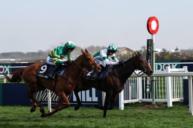 Jonjo ONeill JR tarafından sürülen Wellington Kemeri, 4 Nisan 2025 'te Aintree Yarış Pisti' nde düzenlenen Randox Grand National 2025 Kadınlar Günü 'nde William Hill Handicap Engelli Engellisini kazandı.