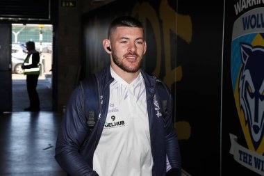 Warrington Wolves 'dan Danny Walker, 5 Nisan 2025' te Warrington, İngiltere 'deki Halliwell Jones Stadyumu' nda oynanan Betfred Challenge Kupası çeyrek final maçı öncesinde geldi.