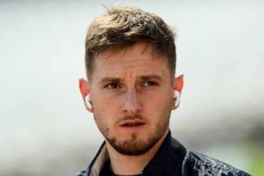 AFC Bournemouth takımından David Brooks, Premier League maçından önce Londra Stadyumu 'na geldi.