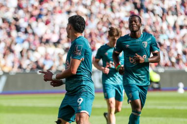 Premier Lig maçı sırasında West Ham United, Bournemouth 'a karşı Londra Stadyumu, Londra, 5 Nisan 2025