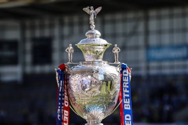 Betfred Chllenge Kupası Kupası Kupası Çeyrek Final Maçı Warrington Wolves St. Helens 'e karşı Halliwell Jones Stadyumu, Warrington, İngiltere, 6 Nisan 2025