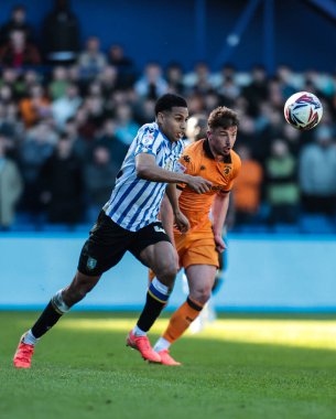 Sheffield 'li Shea Charles, 5 Nisan 2025' te Sheffield, Sheffield, İngiltere 'de Çarşamba günü Hull City' ye karşı oynanan Gökyüzü İddia Şampiyonası maçında topla koşuyor.