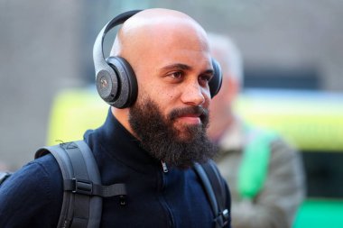 Brentford 'dan Bryan Mbeumo, Premier League karşılaşması öncesinde Gtech Community Stadyumu' na geldi. Brentford Chelsea 'ye karşı Gtech Community Stadyumu, Londra, 6 Nisan 2025