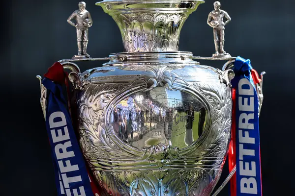 Betfred Chllenge Kupası Kupası Kupası Çeyrek Final Maçı Warrington Wolves St. Helens 'e karşı Halliwell Jones Stadyumu, Warrington, İngiltere, 6 Nisan 2025