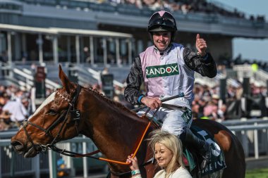 Darragh O 'Keeffe' nin sürdüğü HiddenValley Gölü 15: 05 Ivy Liverpool Hurdle 'ı 5 Nisan 2025' te Aintree Yarış Pisti, Liverpool 'da düzenlenen Randox Grand National 2025 Ulusal Günü sırasında kazandı.