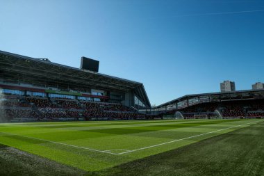 Premier League maçından önce Gtech Community Stadyumu 'nun genel bir görüntüsü Brentford Chelsea' ye karşı Gtech Community Stadyumu, Londra, 6 Nisan 2025