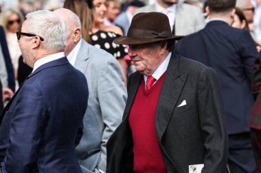 Antrenör Nicky Henderson Randox Grand National 2025 Gün 2 Kadınlar Günü Aintree Yarış Pisti, Liverpool, İngiltere, 4 Nisan 2025