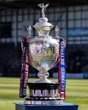 Betfred Chllenge Kupası Kupası Kupası Çeyrek Final Maçı Warrington Wolves St. Helens 'e karşı Halliwell Jones Stadyumu, Warrington, İngiltere, 6 Nisan 2025