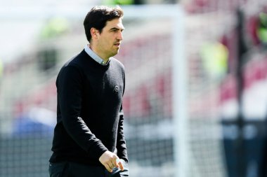 AFC Bournemouth takımından Andoni Iraola, Premier League maçından önce Londra Stadyumu 'na geldi.