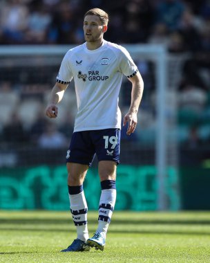 Preston North End Sky Bet Şampiyonası 'nda Lewis Gibson Preston North End' e karşı Deepdale, Preston, Birleşik Krallık, 5 Nisan 2025