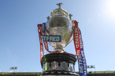 Betfred Challenge Kupası çeyrek final maçı sırasında Warrington Wolves St. Helens 'a karşı Halliwell Jones Stadyumu, Warrington, İngiltere, 5 Nisan 2025