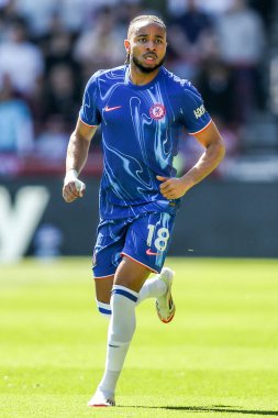 Chelsea 'den Christopher Nkunku Premier Lig karşılaşmasında Brentford Chelsea' ye karşı Gtech Community Stadyumu, Londra, İngiltere, 6 Nisan 2025