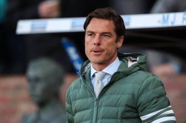 Burnley Sky Bet Şampiyonası 'nda Scott Parker' ın teknik direktörü Derby County, Pride Park Stadyumu 'nda Burnley' e karşı 8 Nisan 2025
