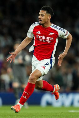 UEFA Şampiyonlar Ligi çeyrek final maçında Arsenal, Real Madrid 'e karşı Emirates Stadyumu, Londra, Birleşik Krallık, 8 Nisan 2025