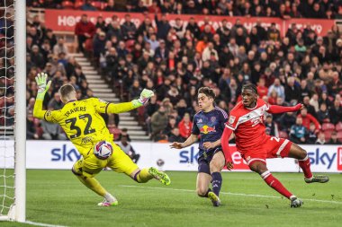 Leeds United takımından Daniel James, Middlesbrough - Leeds United maçında 8 Nisan 2025 'te Riverside Stadyumu, Middlesbrough, İngiltere' de oynanan maçta 0-1 berabere kaldı.