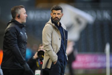 Plymouth Argyle teknik direktörü Miron Muslic, Swansea City ile Plymouth Argyle maçında, Swansea.com Stadyumu, Swansea.com, İngiltere, 9 Nisan 2025