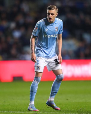 Coventry City 'den Norman Bassette, Coventry City, Coventry Building Society Arena' da Coventry City ve Portsmouth maçında, 9 Nisan 2025