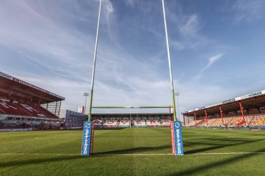 Sewell Group Craven Park 'ın Betfred Süper Lig 7. Raundu' ndaki genel görüntüsü Hull KR 'ın Wigan Warriors' a karşı Sewell Group Craven Park, Kingston on Hull, İngiltere, 11 Nisan 2025