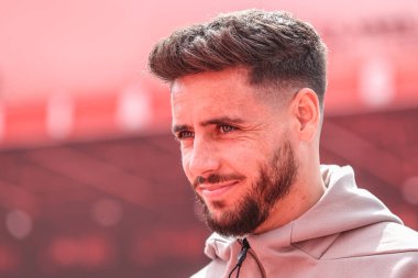 Nottingham Ormanı 'ndan Lex Moreno, Premier League maçı sırasında Nottingham Forest' a karşı Everton City Ground, Nottingham, İngiltere 'de 12 Nisan 2025' de geldi.