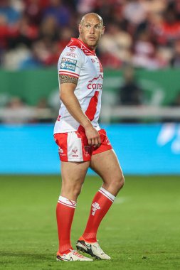 Hull KR 'dan Dean Hadley, Betfred Süper Lig 7. Raundunda Hull KR, Wigan Warriors' a karşı Sewell Group Craven Park, Kingston üzerine Hull, İngiltere, 11 Nisan 2025
