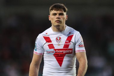 St. Helens 'den Jack Welsby, Betfred Süper Lig 7. Raundunda St Helens, Wicked Stadyumu' nda, St Helens - Wakefield Trinity maçında, 11 Nisan 2025
